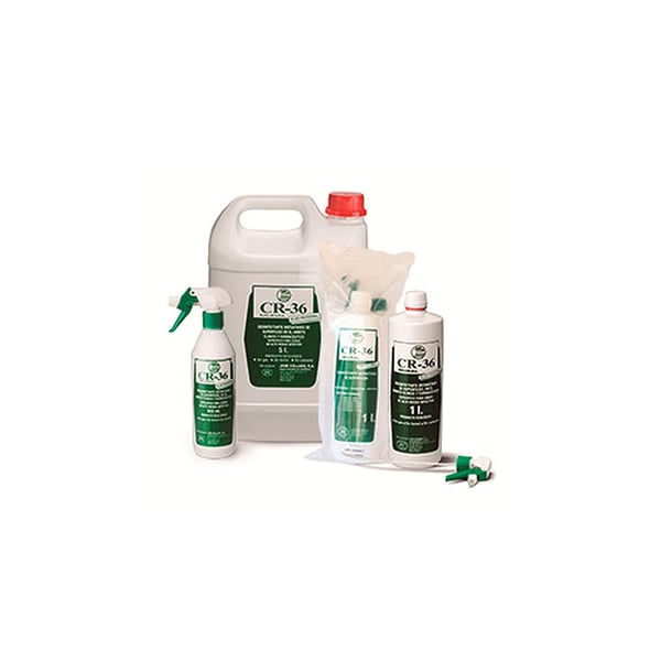 Instant disinfectant CR-36 Advance (not dilutable): broad spectrum bactericidal, fungicidal and virucidal. Alcoholic composition (750 ml - 1 or 12 units)