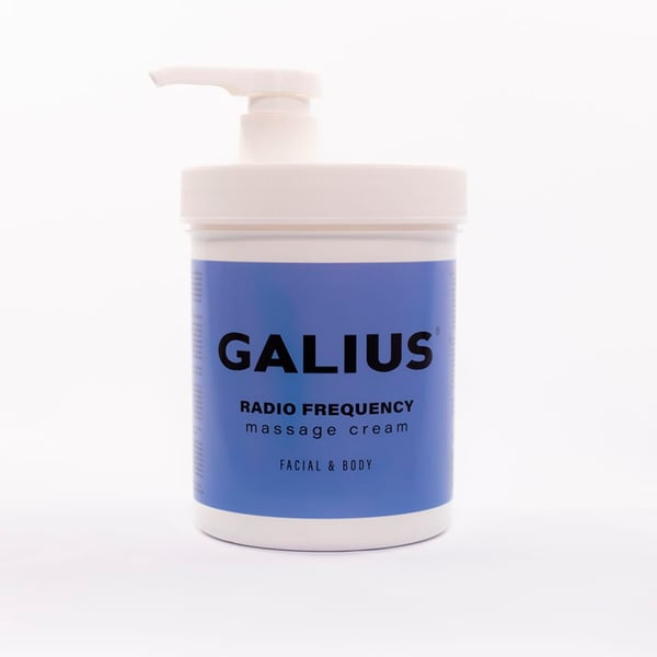 Galius Radiofrequency Cream 1000 ml: Moisturizing and conductive for physiotherapy and facial and body aesthetics