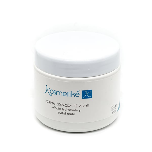 Body Cream enriched with green tea extract Kosmetiké Profesional 500 cc: Moisturizing and Revitalizing Effect