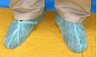 Overshoes Color Green Paper (pack of 100 units)