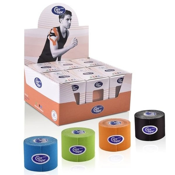 Value Pack - 12 Rolls of Cure Tape Sports 5cm x 5m: New bandage for sports