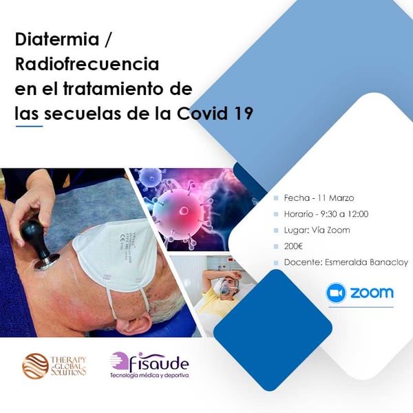RADIOFREQUENCY DIATERMY IN THE TREATMENT OF THE SEQUELS OF COVID 19 - VIA ZOOM - 03-11-2023