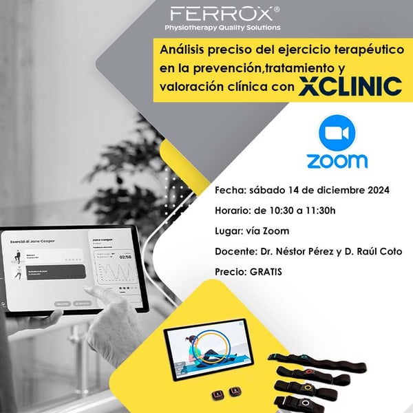 Accurate analysis of therapeutic exercise in prevention, treatment and clinical assessment with XCLINIC - ZOOM - 12-14-2024
