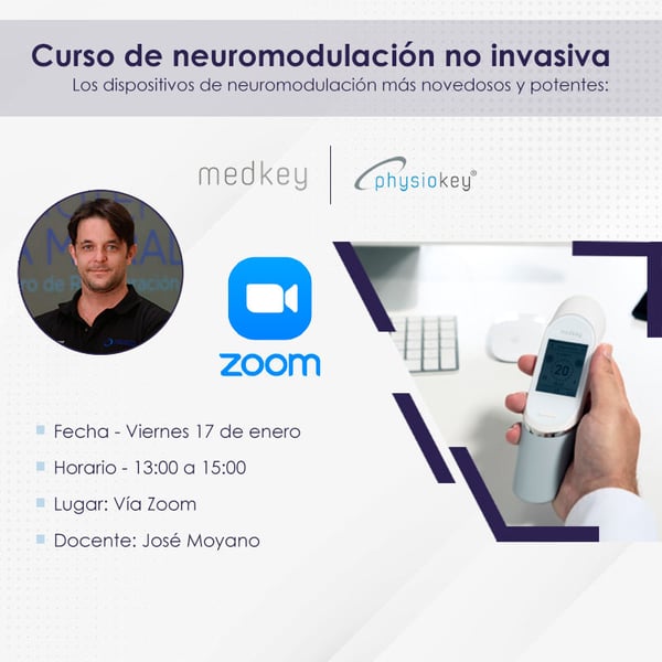 NEUROMODULATION COURSE WITH MEDKEY AND PHYSIOKEY - VIA ZOOM - FREE - 17 - JANUARY - 2025
