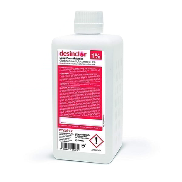 Desinclor - Chlorhexidine Solution 1% 500 ml