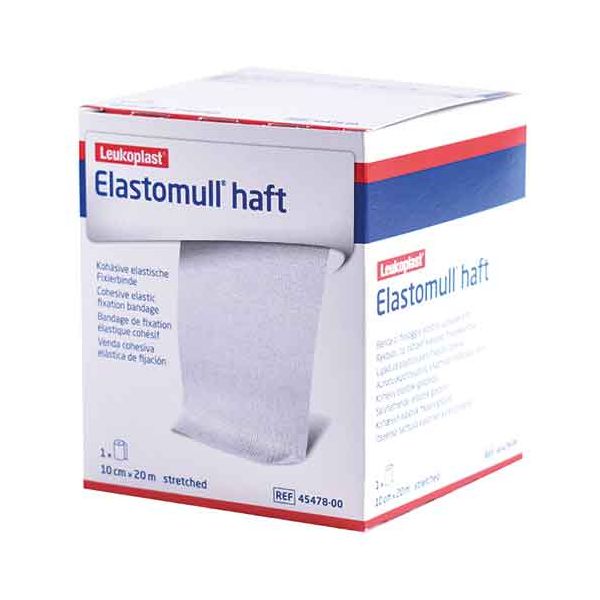 Elastomull Haft 10 cm x 20 meters: Cohesive elastic gauze bandage (Unit)