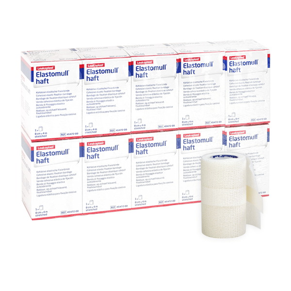 Elastomull Haft 4m x 8cm (10 units)- Elastic Cohesive Gauze Bandages