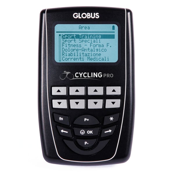 Globus Cycling Pro electrostimulator: four channels and 270 programs: perfect for road and mountain cyclists