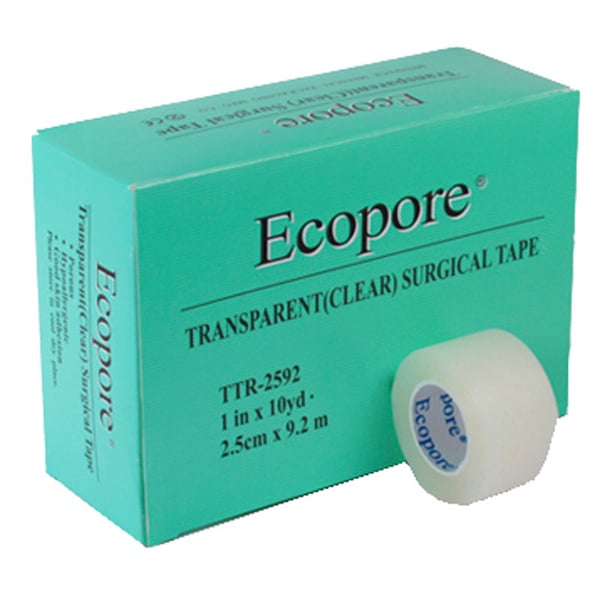 Ecopore plastic adhesive plaster 5 x 10m (Box 6 units)