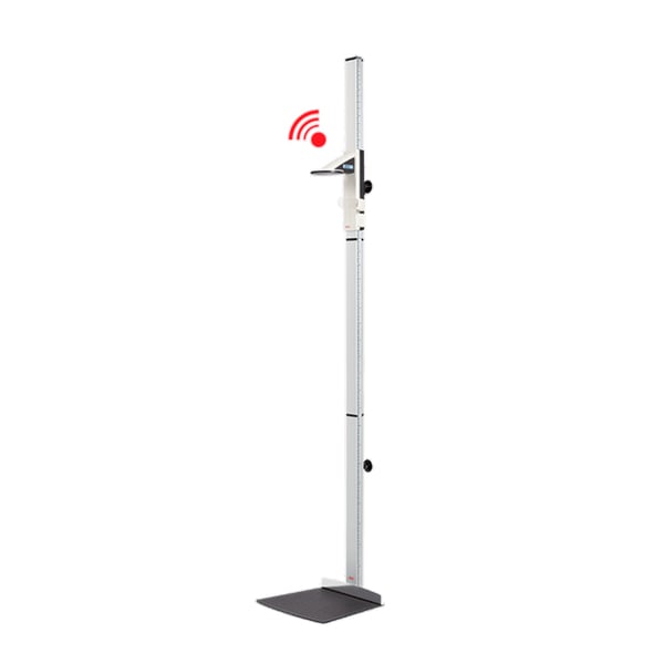 SECA Wireless Stadiometer: Range 30-220 cm, 1 mm division, battery-operated (various options)