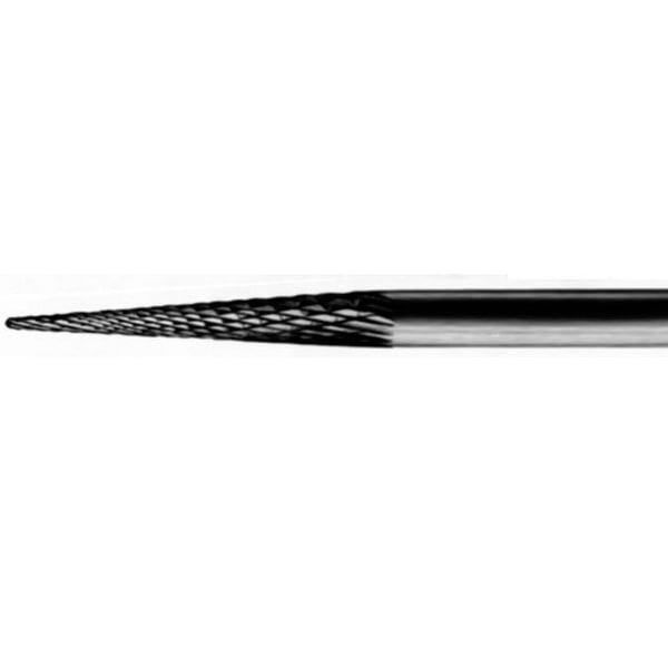 Milling cutter made of 1521 Tungsten Carbide: Medium-Fine Abrasion. Ideal for finishing nail roughing.