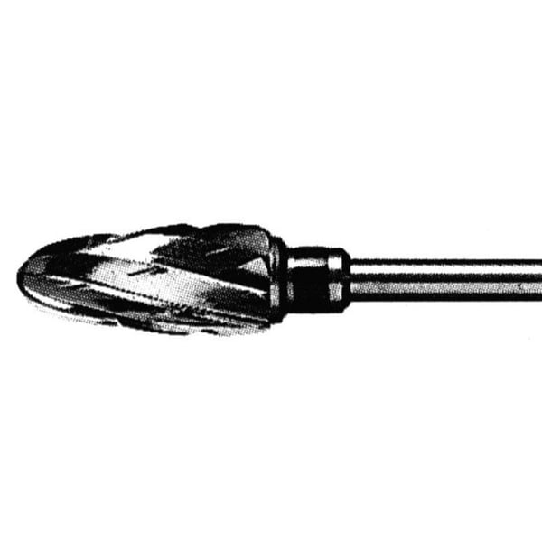 Milling cutter made of 1591 Tungsten Carbide: Coarse Abrasion. Ideal for strong and aggressive grinding of nails