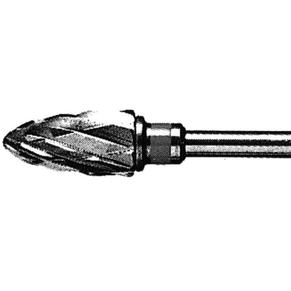 Milling cutter made of 1608 Tungsten Carbide: Coarse Abrasion. Ideal for strong and aggressive grinding of nails