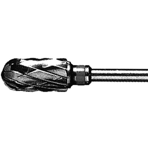 Milling cutter made of 1672 Tungsten Carbide: Coarse Abrasion. Ideal for strong and aggressive grinding of nails