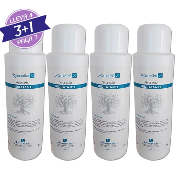 SUPER SAVINGS 3 + 1: Kosmetiké 1000 cc Moisturizing Bath Gel