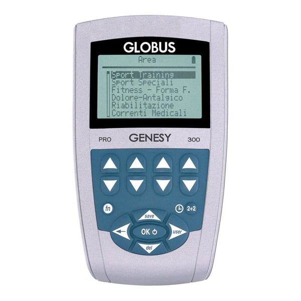Genesy 300 Pro electrostimulator with four channels and 91 programs: ideal for analgesic and rehabilitation treatments