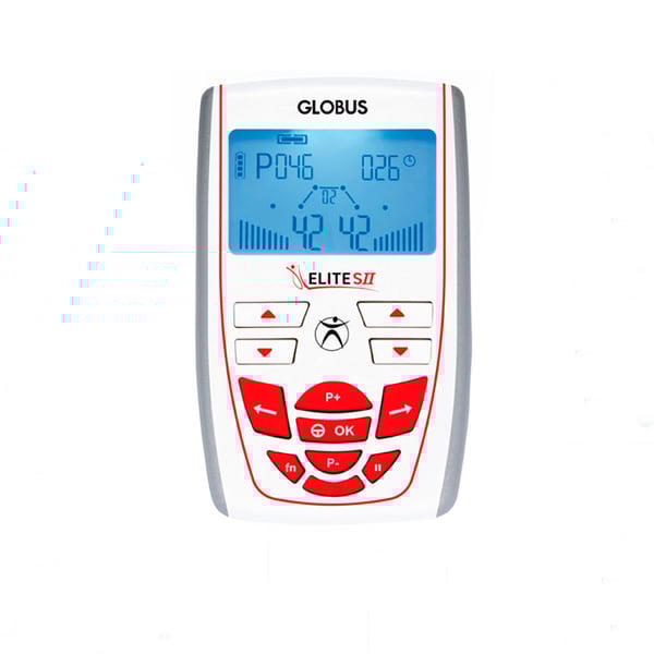 Electrostimulator for fitness and beauty Globus Elite S II with two channels and 100 programs (with rechargeable battery)
