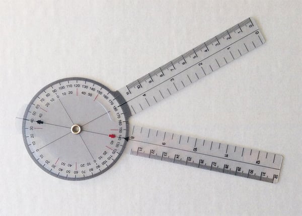 Round goniometer for diagnostics. Professional quality.