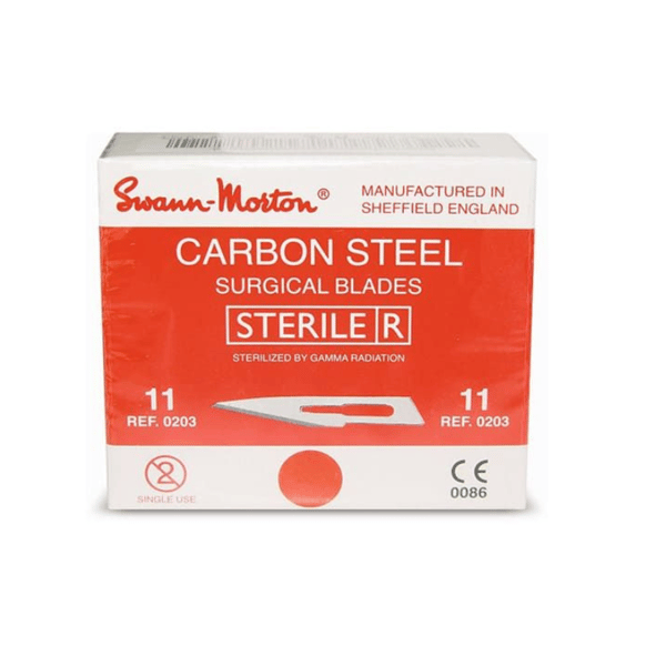 Swann Morton Sterile Scalpel Blades (100 Units)