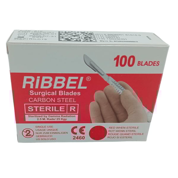 “RIBBEL” disposable scalpel blades (Box of 100 units)