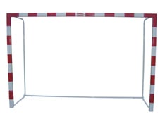 Goal Set Football-Sala and Handball Wood Transferable 80x80mm with Round Tube Base