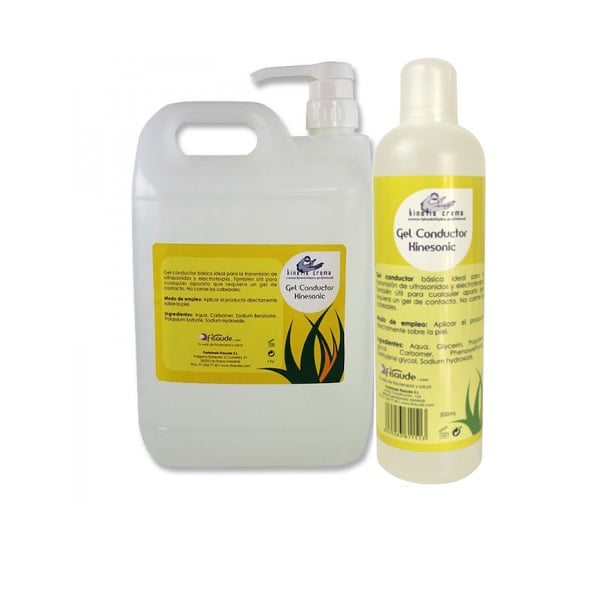 Ideal conductive gel for Kinesonic ultrasounds 5 Kg (bottle with dispenser) + 1 Bottle of Kinesonic Gel 500 ml as a GIFT