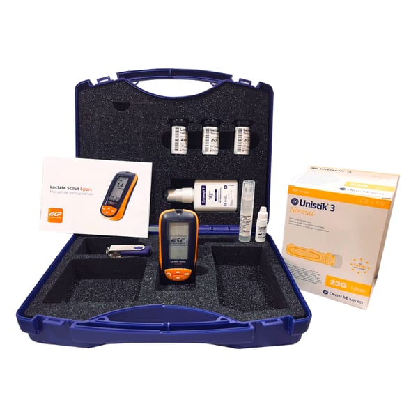 Lactate Scout SPORT field kit. Outdoor measurement is much faster, safer and more complete.