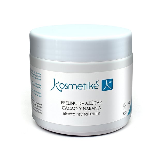 Body Scrub Sugar, Cocoa and Orange Kosmetiké Professional 500 cc: Revitalizing Effect