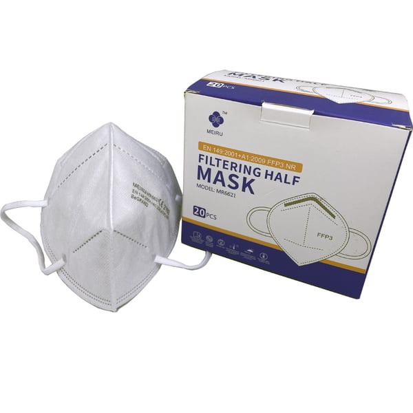 FFP3 masks with European CE certificate (individually bagged - box of 20 units)