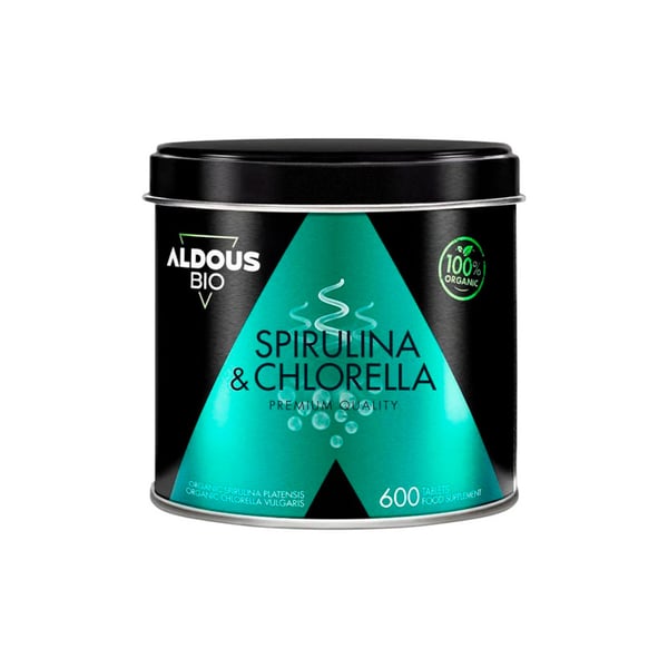 Aldous Organic Spirulina and Chlorella Mix (600 tablets)