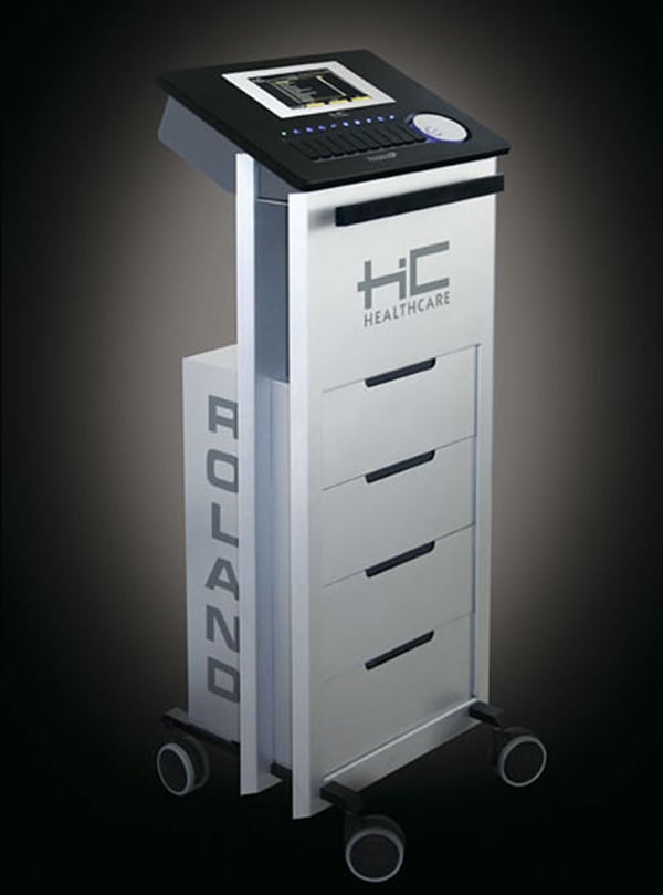 Shocklogar Shock Waves therapy unit with cart