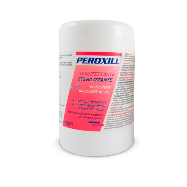 Peroxill 2000 powder disinfectant: Sterilizes medical instruments with high efficiency (1Kg)