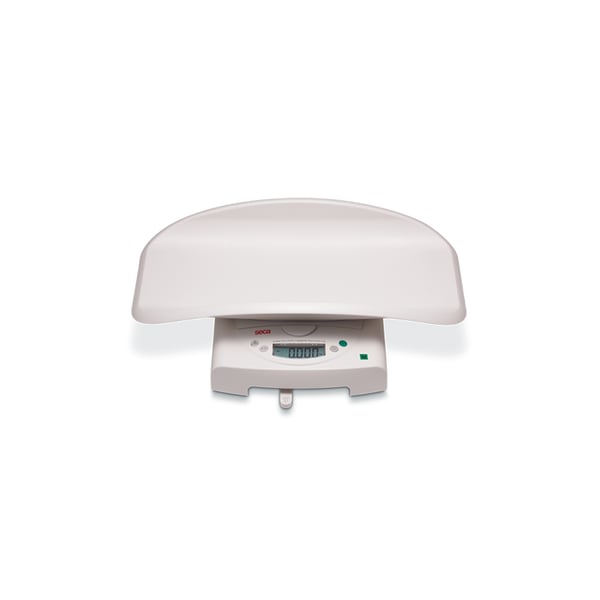 Seca 384 digital baby scale, medical use (Class III): with removable tray for standing or lying down weighing