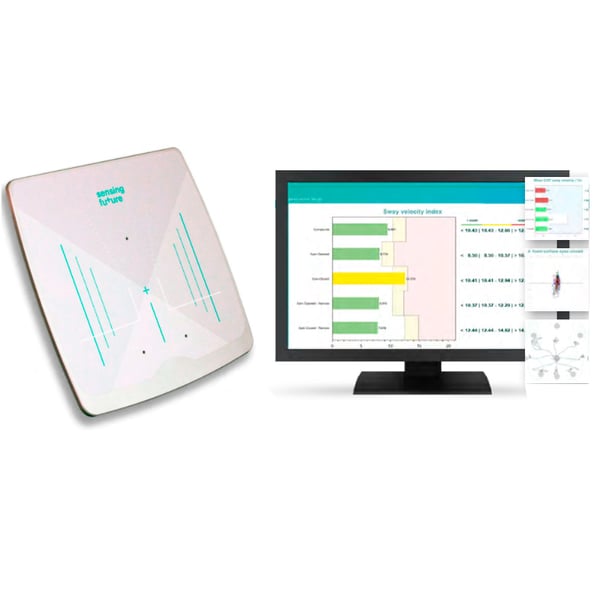 PhysioSensing VERTIGO FORCE: Stabilometric platform + Balancing software