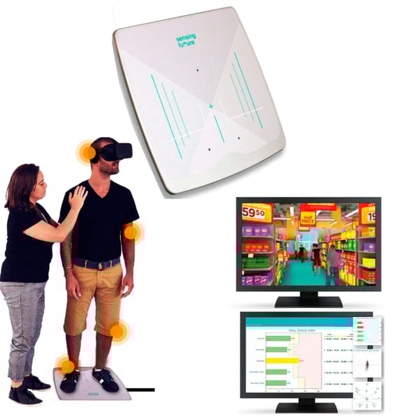 PhysioSensing Vestibular: V Vertigo force platform and balance software for vestibular rehabilitation
