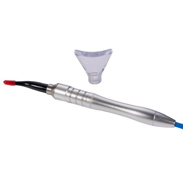 Acupuncture piece for LaserCure podiatric laser therapy device