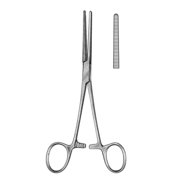 Hemostatic forceps Straight Klemer Rochester-Pean Kinefis