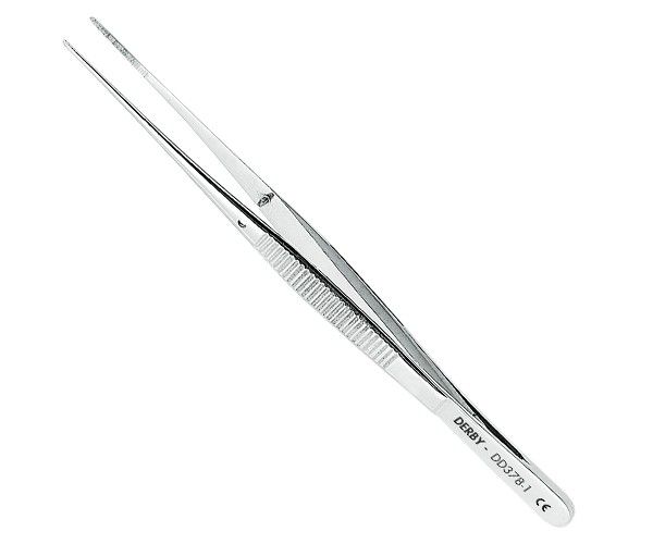 Semken straight forceps without teeth 12 centimeters (UNTIL THE END OF STOCKS)