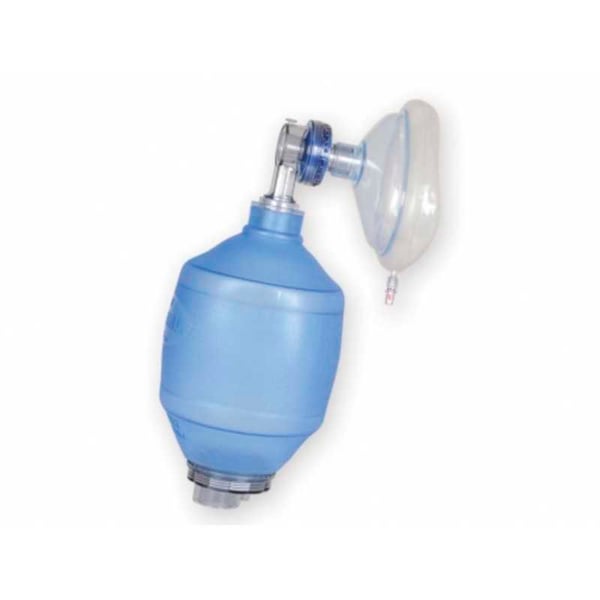 Adult autoclavable silicone resuscitator with mask 1600ml