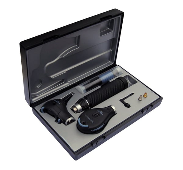 Riester ri-scope® L Otoscope/Ophthalmoscope, Battery handle, Type C for 2 alkaline batteries, Type C or ri-accu®; L3-L2 XL 2.5 V