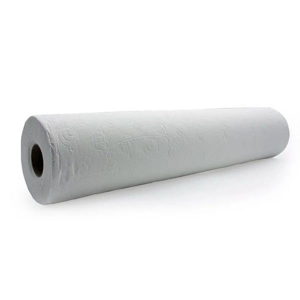 Roll of paper for stretcher (50m): micro-glued - paste - two layers with pre-cut (one unit / six units)