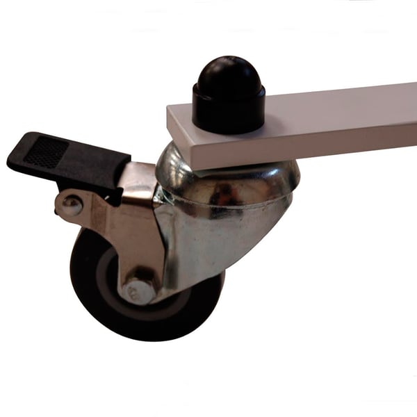 Wheels with individual brake for Mobercas stretchers (four wheels)