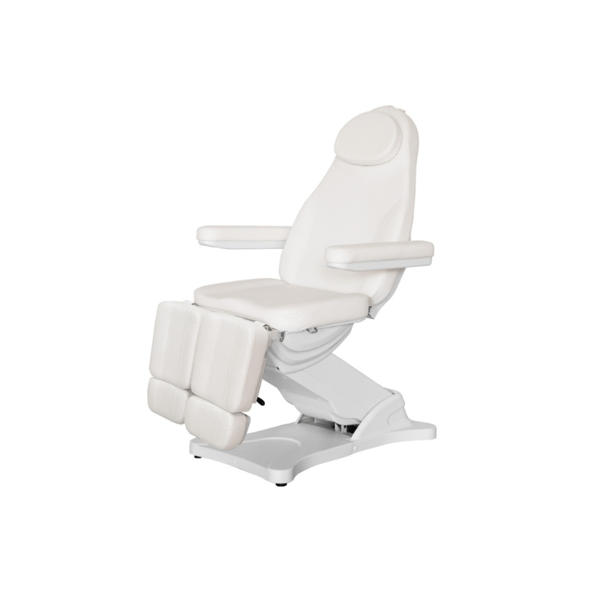 SERENITY Electric Podiatry Chair: Equipped with 3 motors, extendable and removable headrest and footrest