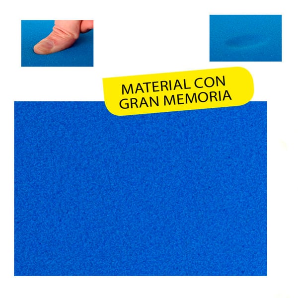 High density visco-elastic material Slow Memory 8mm 100x75cm