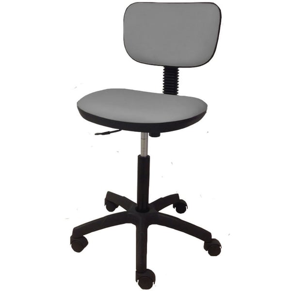 Kinefis Economy Saddle Stool, with Backrest, upholstered in Excellent Imitation Leather, with Gas-lift, Standard Height (colours available)