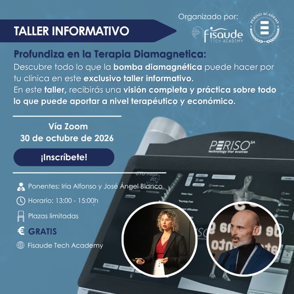 INFORMATION WORKSHOP: Delve deeper into Diamagnetic Therapy. A complete and practical overview of its therapeutic and economic benefits - VIA ZOOM - October 30, 2026