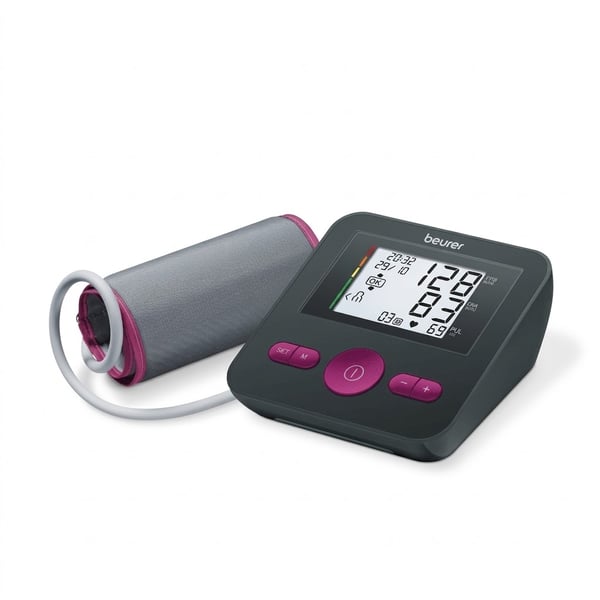 Beurer BM-27-LE Black Arm Blood Pressure Monitor: with OK Function and Universal Cuff