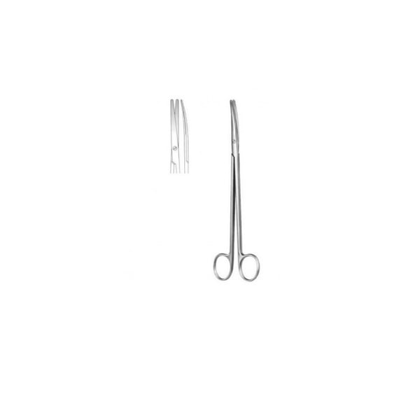METZEMBAU curved scissors, blunt / blunt, 14.5 cm. (WILL STOCK LAST)