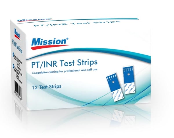 Portable Coagulometer Test Strips - TP/INR Monitoring System (12 units)