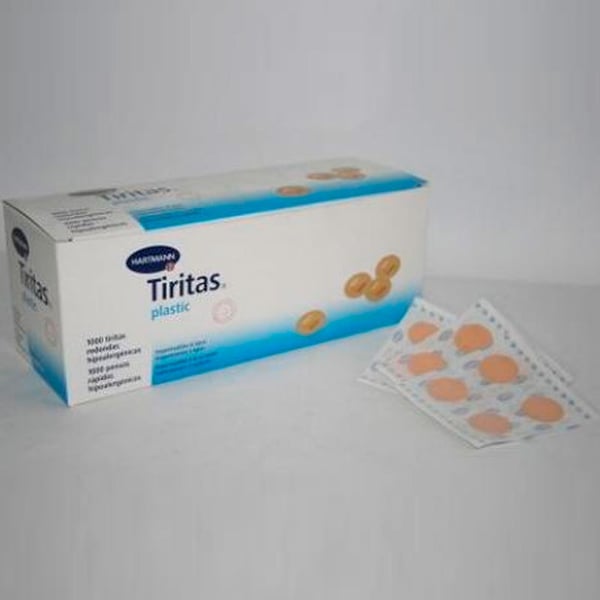 Plaster round plastic 100 units